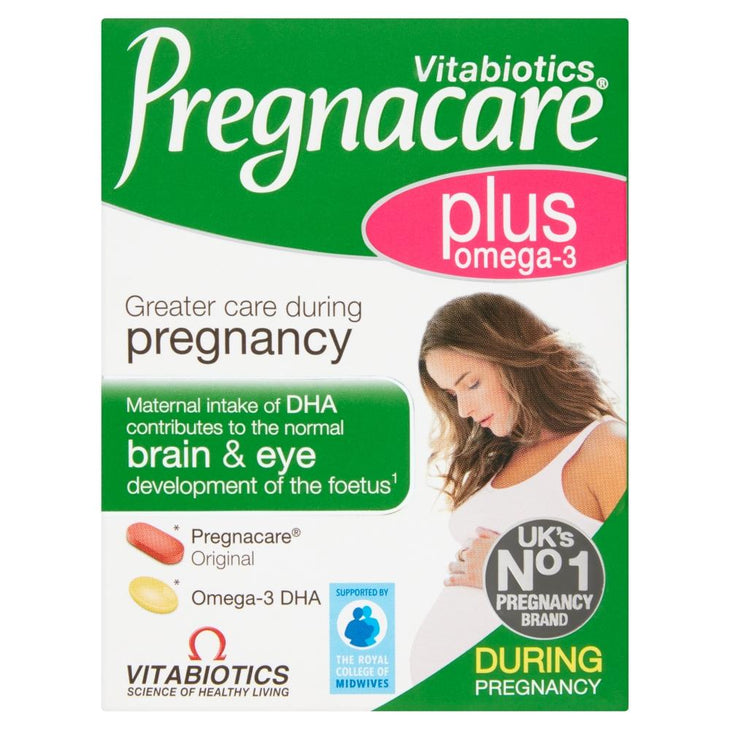 Vitabiotics Pregnacare Plus Omega 3 Dual Pack Lloydspharmacy Ireland