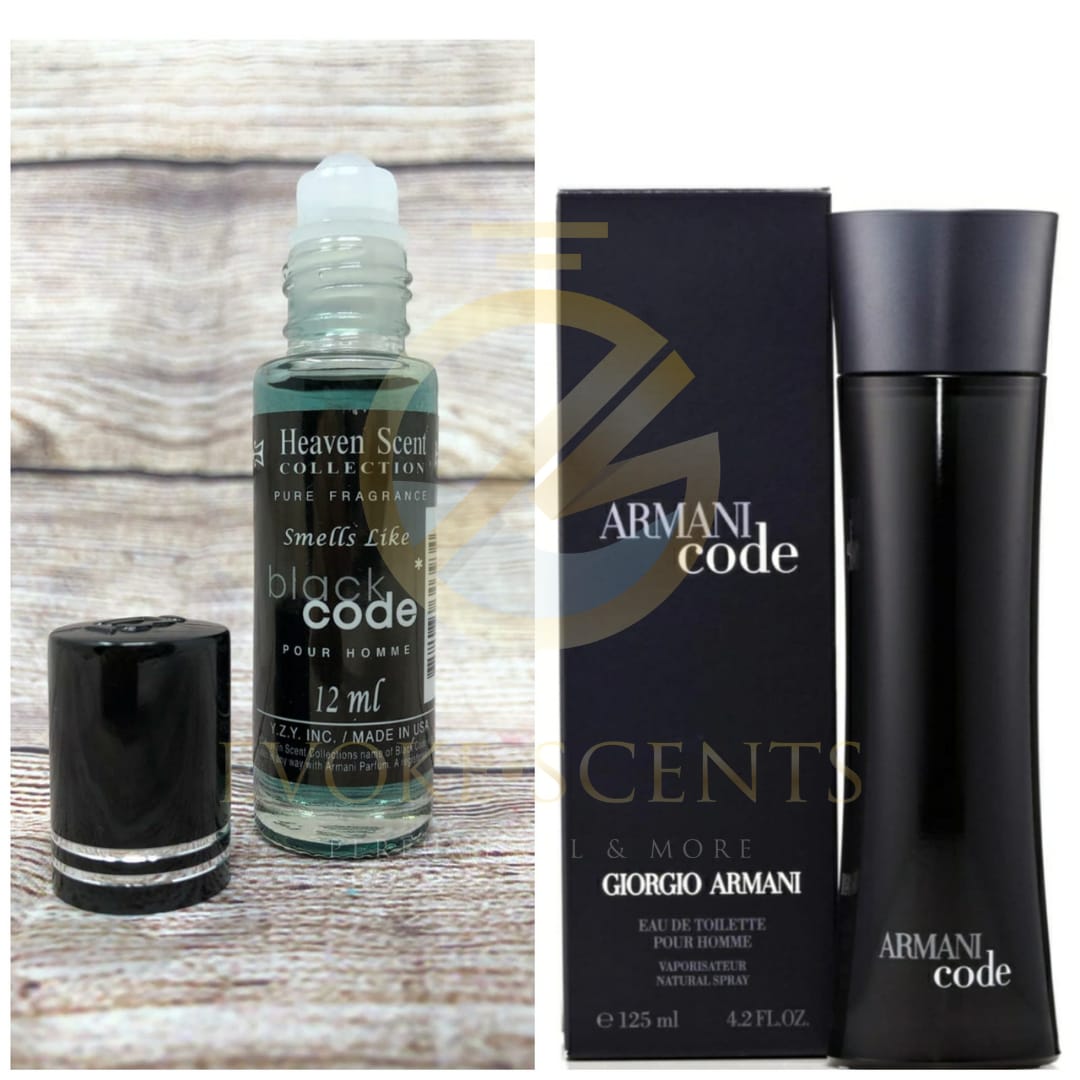 Black Code Type Men Perfume Oil Roll-On – Evoke Scents