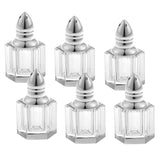 iDaStock.com: Individual Silver Crystal Salt and Peppers  Gift Boxed 6 Pc Set