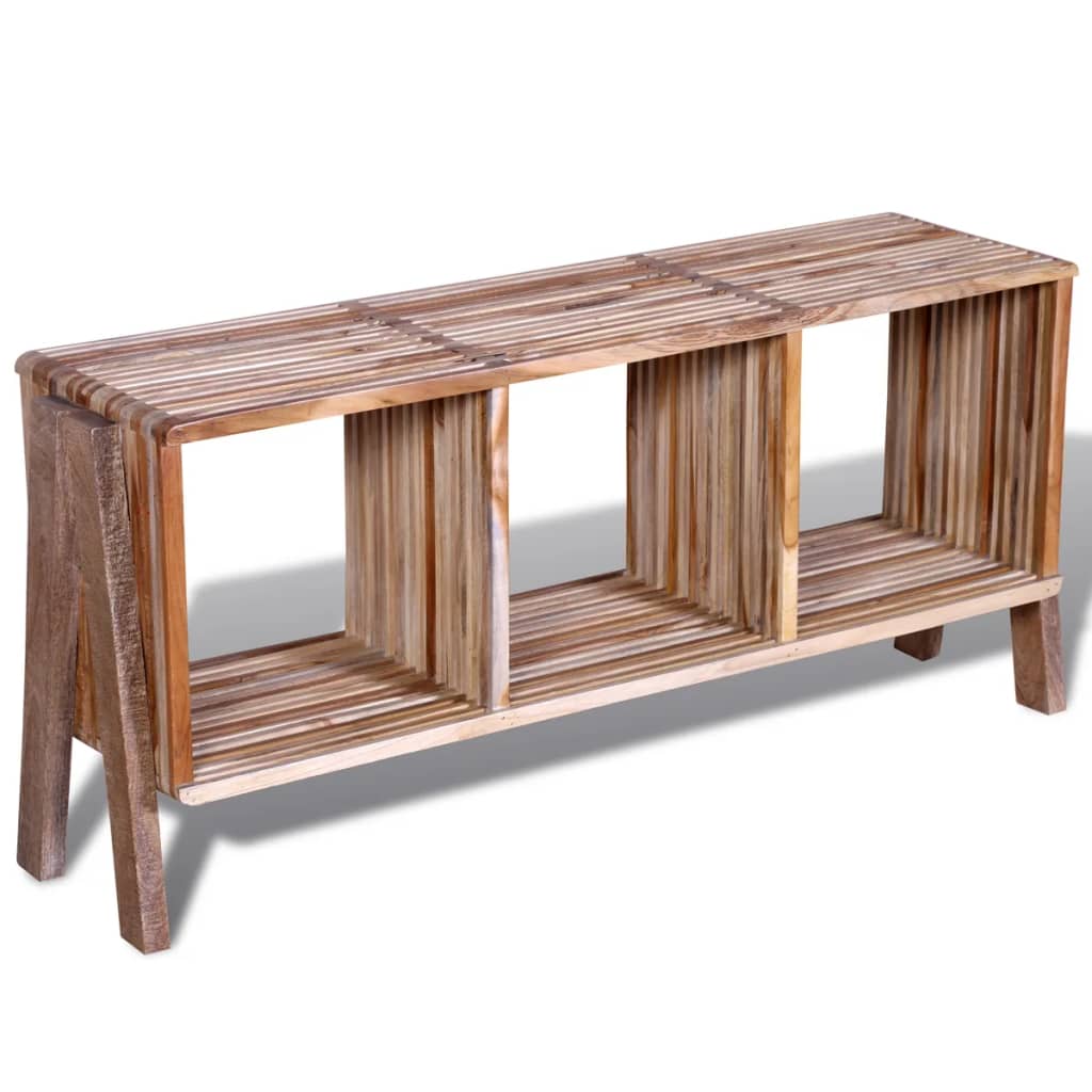 iDaStock.com: vidaXL TV Cabinet Stand Side Table Low Board Reclaimed Teak Brown/Multicolor