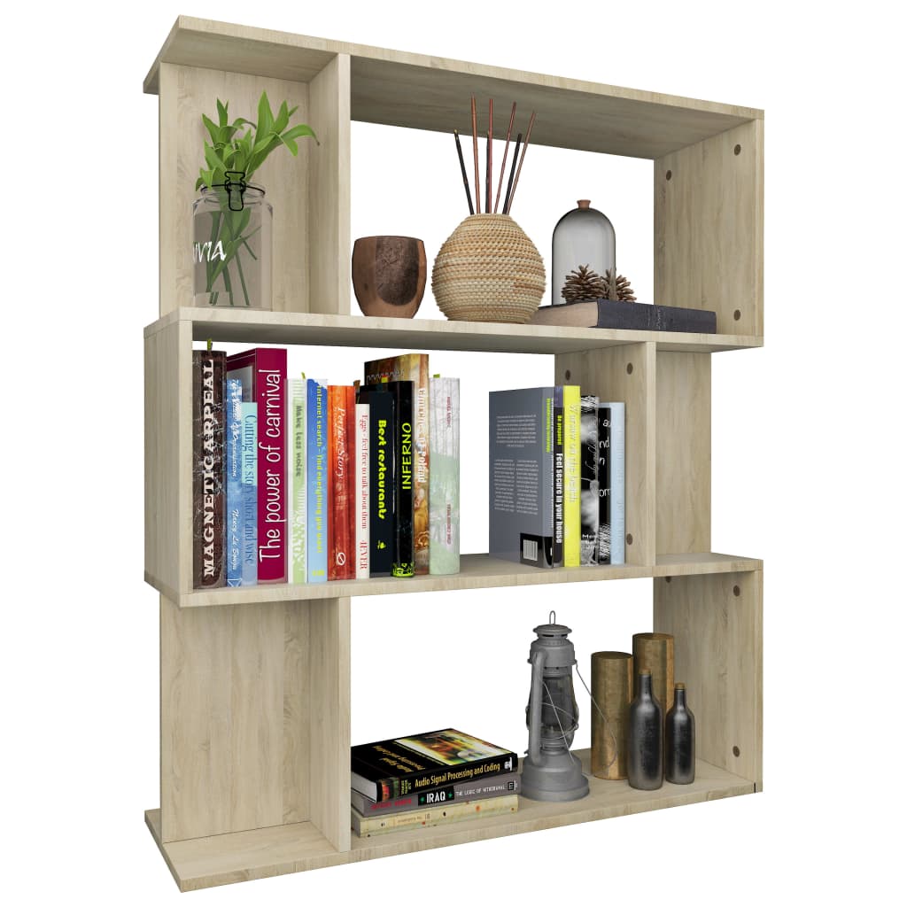iDaStock.com: vidaXL Book Cabinet/Room Divider Chipboard Bookshelf Bookcase Multi Colors