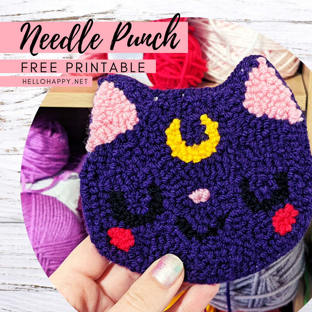 How to make punch needle patches