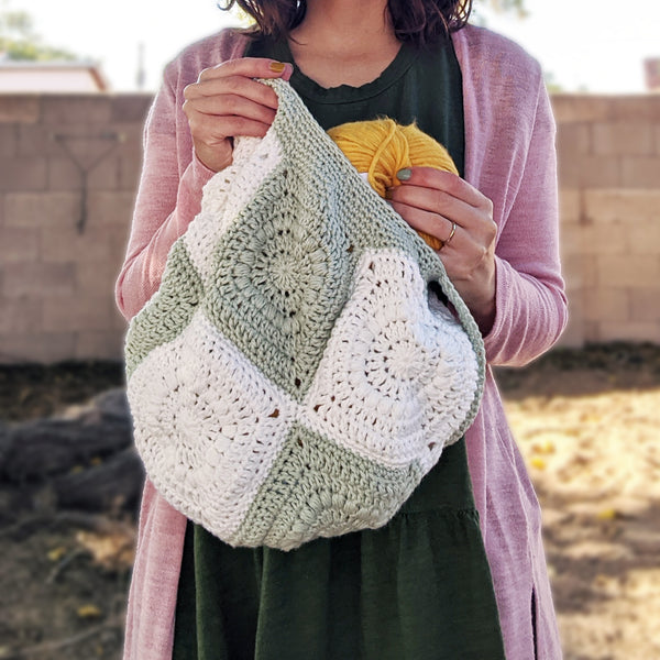 Crochet Pattern: Patchwork Bag – HELLOhappy