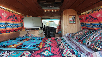 frugal off grid camper van build