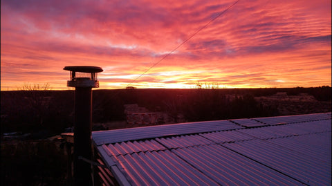 southwest sunrise off grid homestead