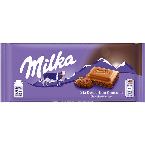 Milka Milk Chocolate & Lu Biscuits Bar 87g