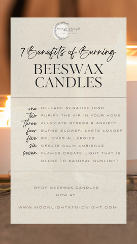 BENEFITS OF BEESWAX CANDLES