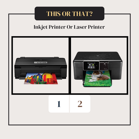 Inkjet Printer VS Laser Printer 