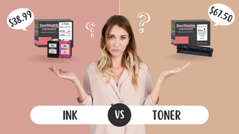 What is the different between ink and toner?