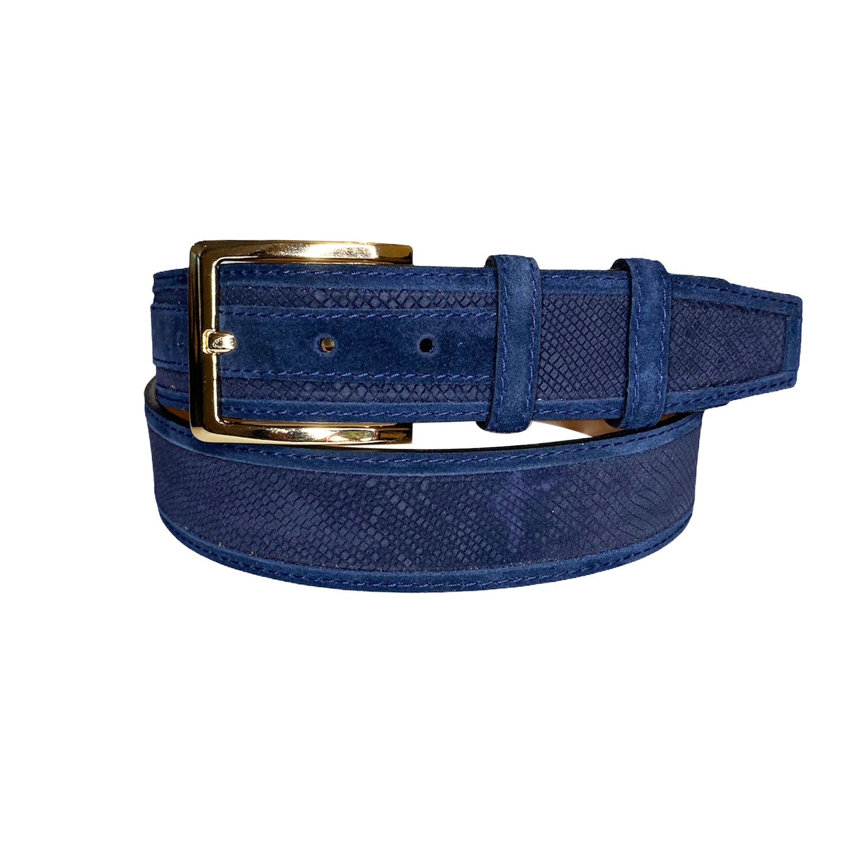 CBelt -5776 Design Suede Belt - Navy Suede – Correnteusa