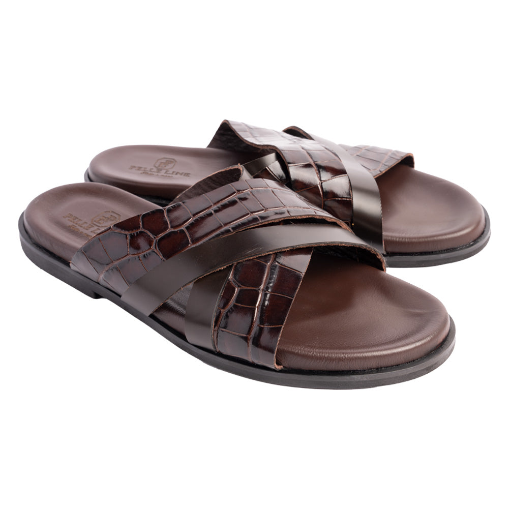 P000102- Aruba Sandal -Brown – Correnteusa