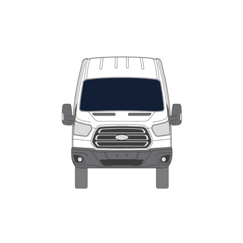 Ford Transit Magnetic Insulated Window Cover - Windshield - Low Roof - Down by the River Curtains