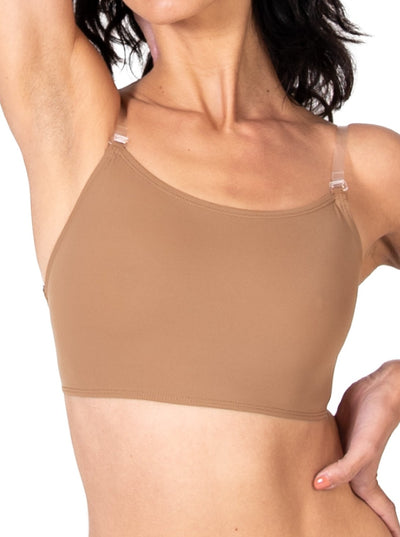 Halter Bras Women's Sexy Mesh Fishbone Underwear with Bottom Tank Top for  Slim Underlay Bra (Black, XL) : : Clothing, Shoes & Accessories