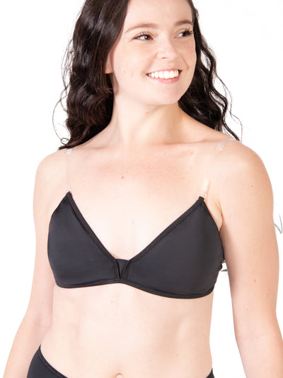 Body Wrappers 297 Women's Padded Underwire Bra with Clear
