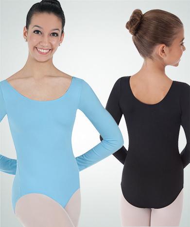 Body Wrappers Long Sleeve Asymmetrical Bra - You Go Girl Dancewear!