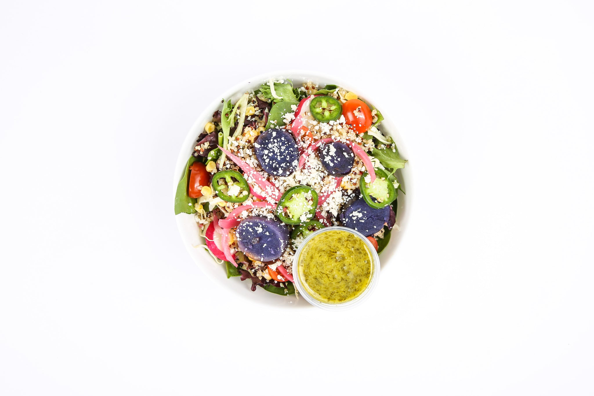 Locally sourced nutrient dense salad 