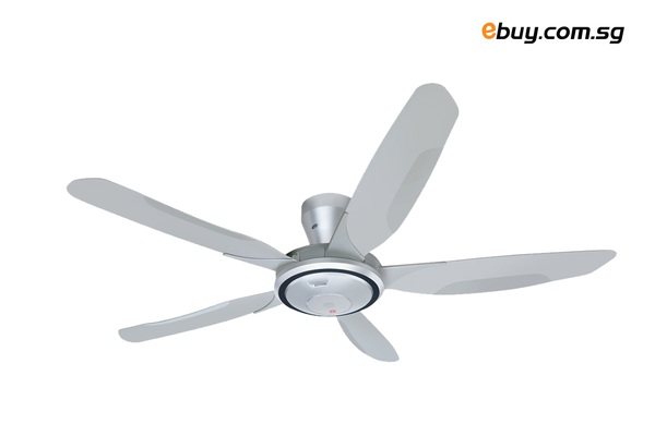 grey ceiling fan