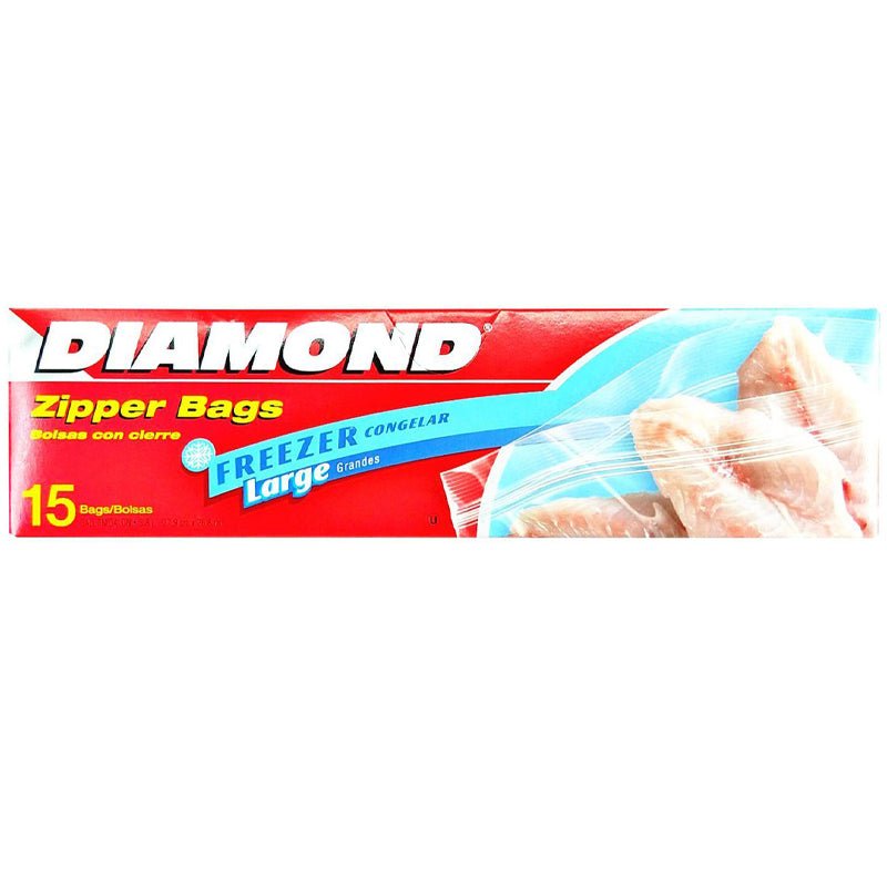 Purchase Wholesale DIAMOND Freezer Bags Zipper Bags Large Freezer 15's 15's  Box (12 boxes per carton) from Trusted Suppliers in Malaysia