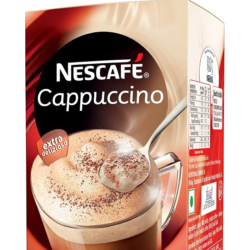 NESCAFE CAPPUCCINO VANILLA COFFEE STICKS 12X18.5GR