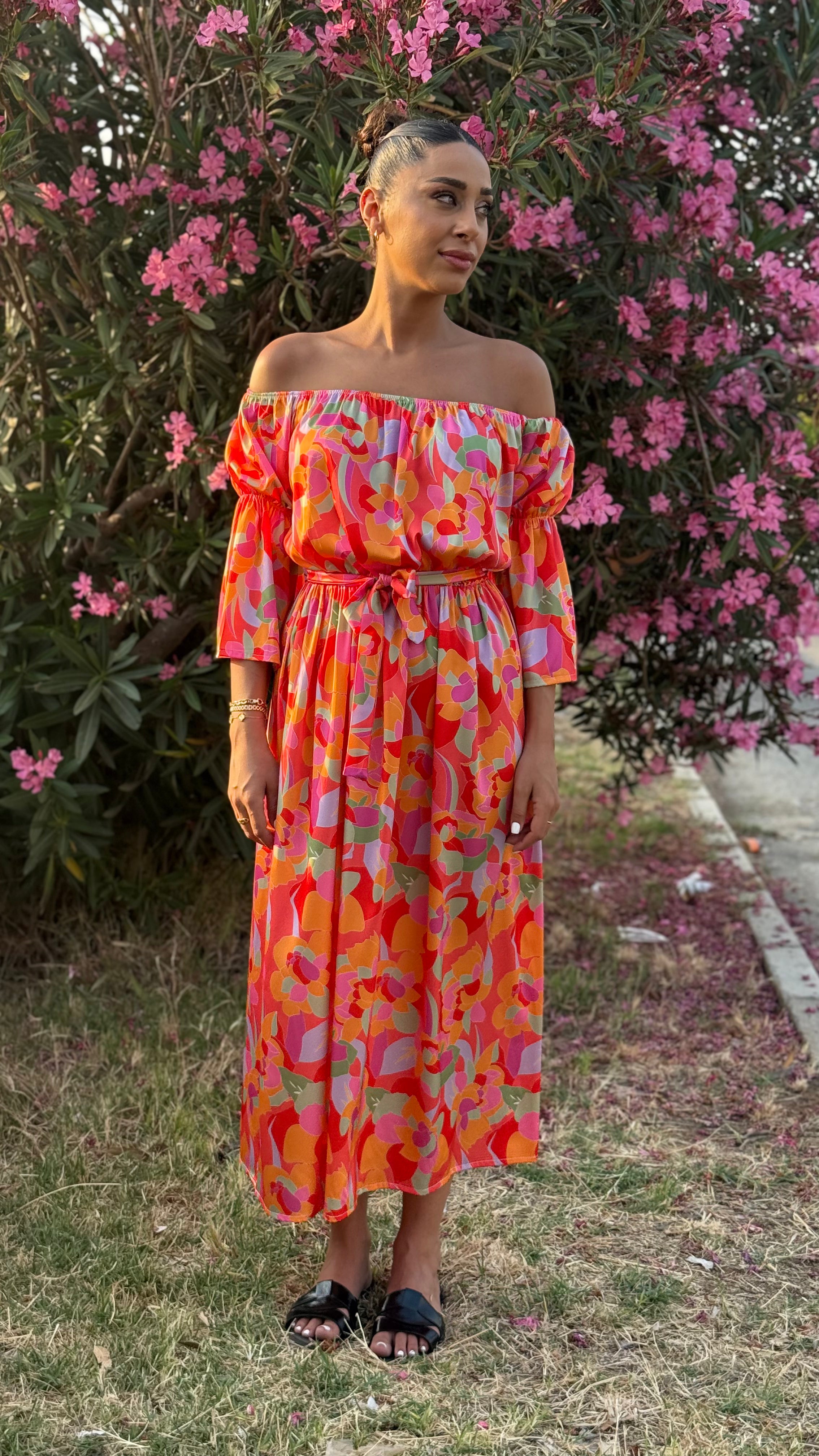 Floral Bloom Off shoulder