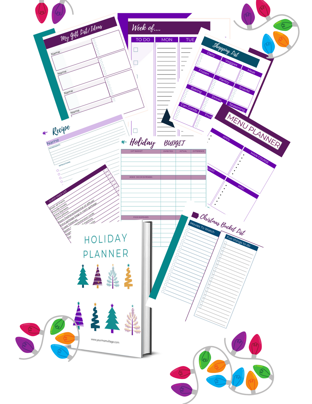 Christmas Planner PDF Printable
