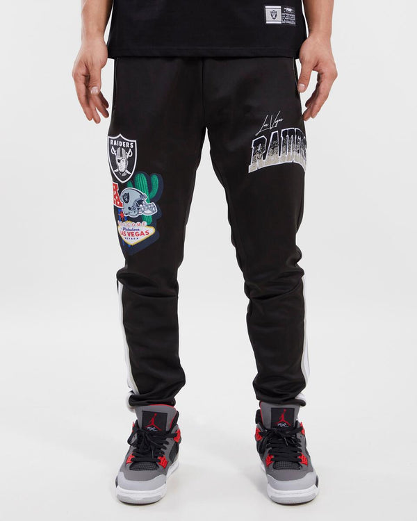 Las Vegas Raiders x The Wild Collective Jogger Pants - Black