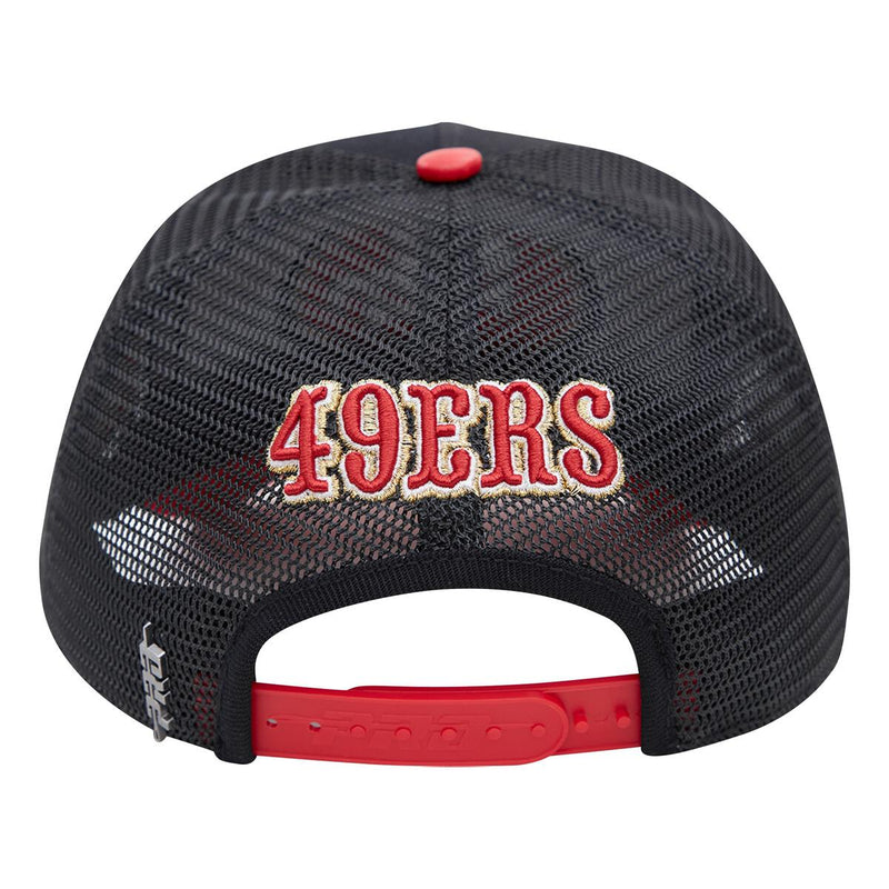 NEW ERA “TEAM SCRIPT SF 49ERS SNAPBACK (BLACK/RED) - ShopperBoard