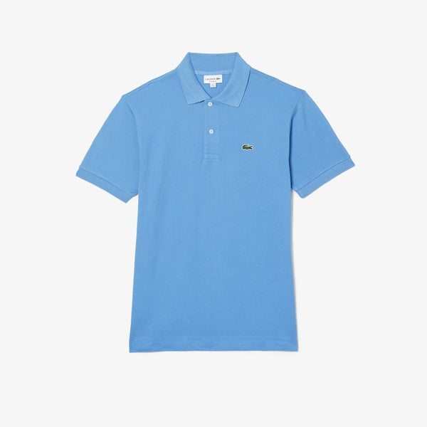 Lacoste Classic Fit Monogram Print Contrast Collar Polo Shirt -DH0073-MKJ