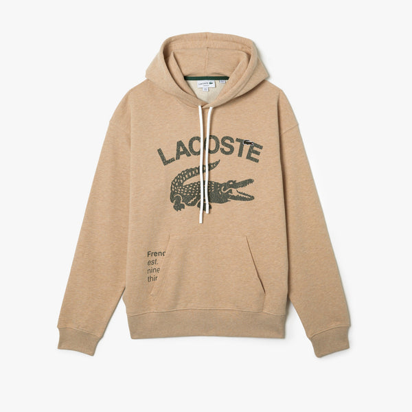 Lacoste Men's Regular Fit Monogram Print Zip Sweatshirt SH0072