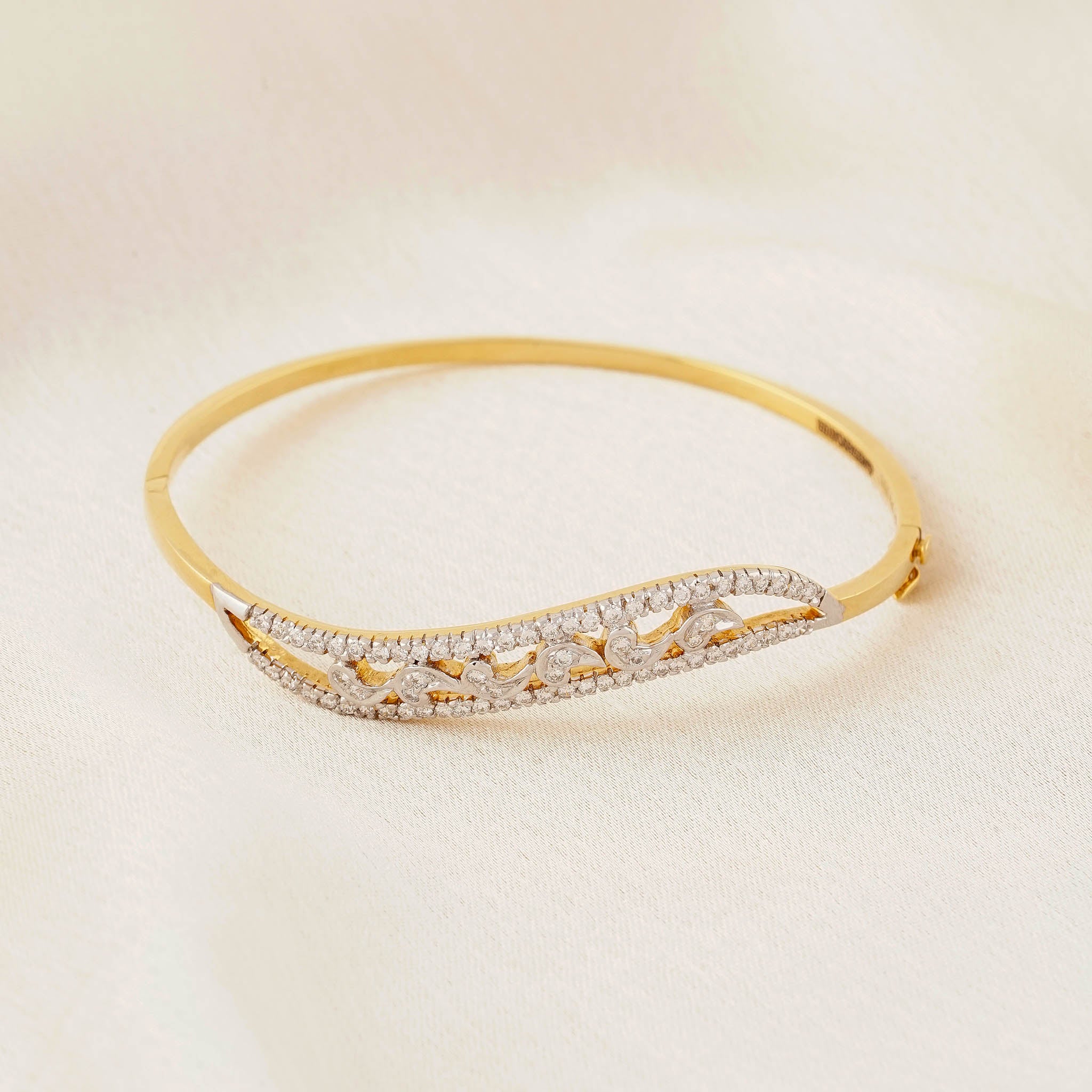 14K Yellow Solid Gold Mens Diamond Bracelet 2.50 Ctw – Avianne Jewelers