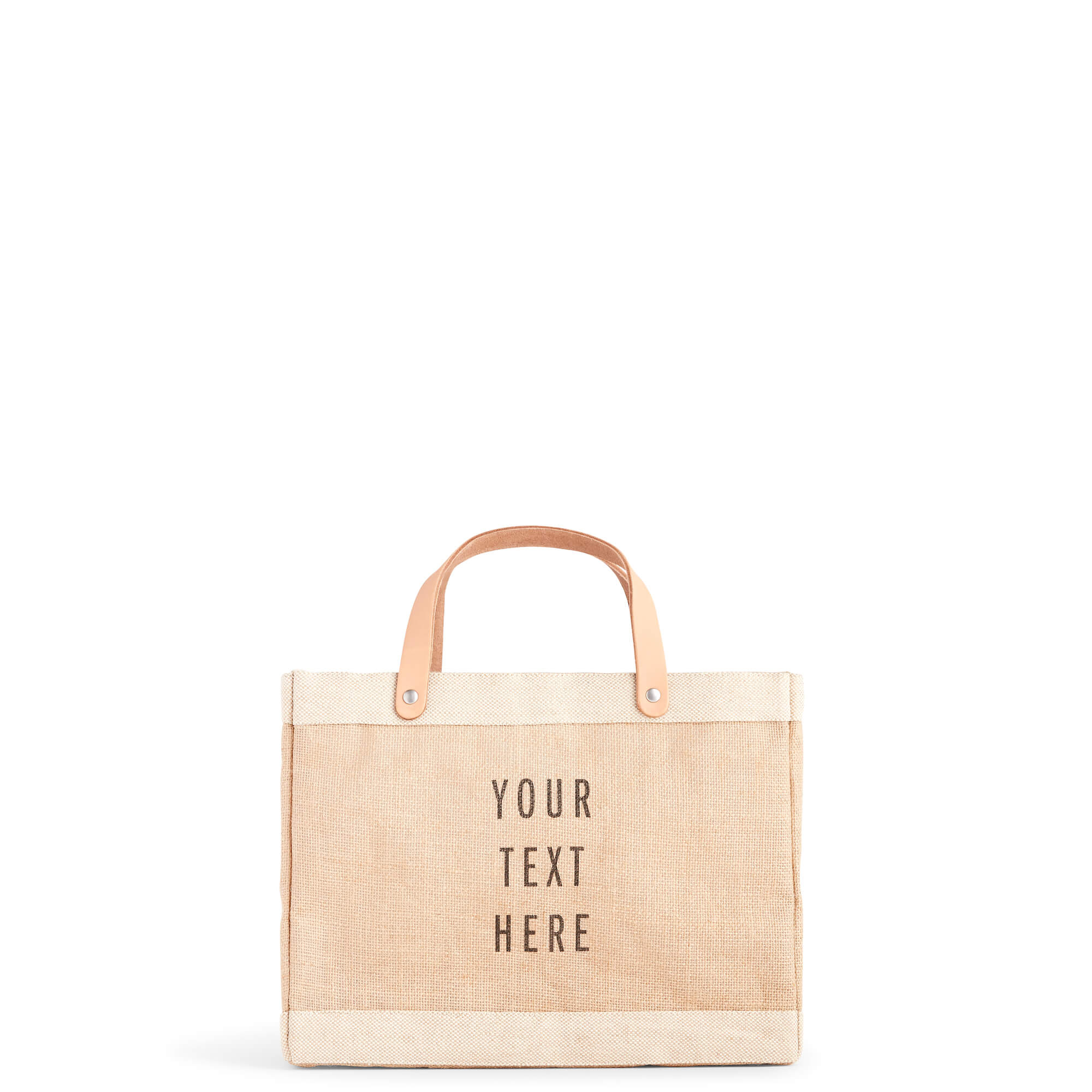 Petite Market Bag in Natural (035NA) - Apolis Wholesale product image