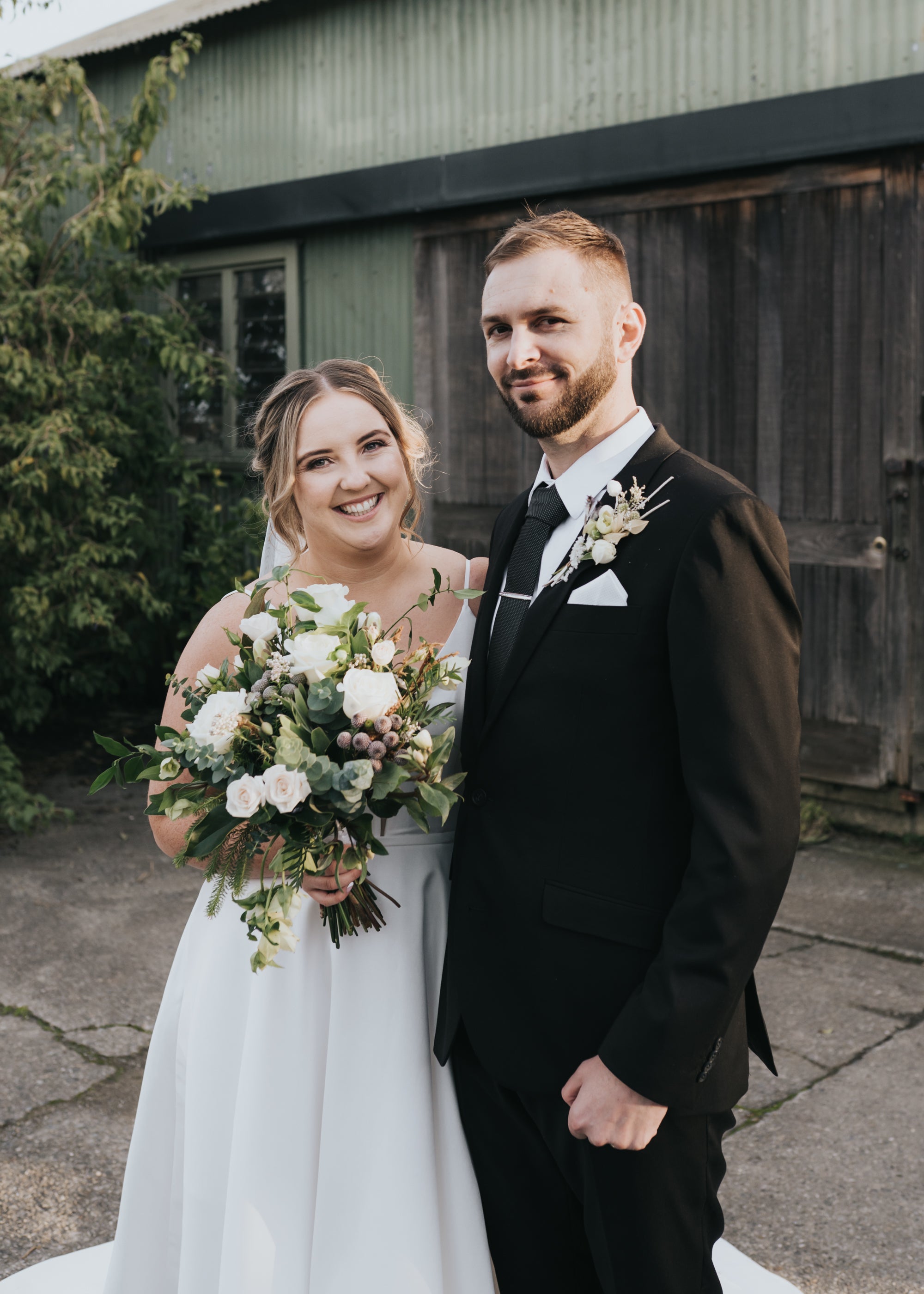 Maren and Nick at The Milk Station | The Paper Gazelle Wedding Signage