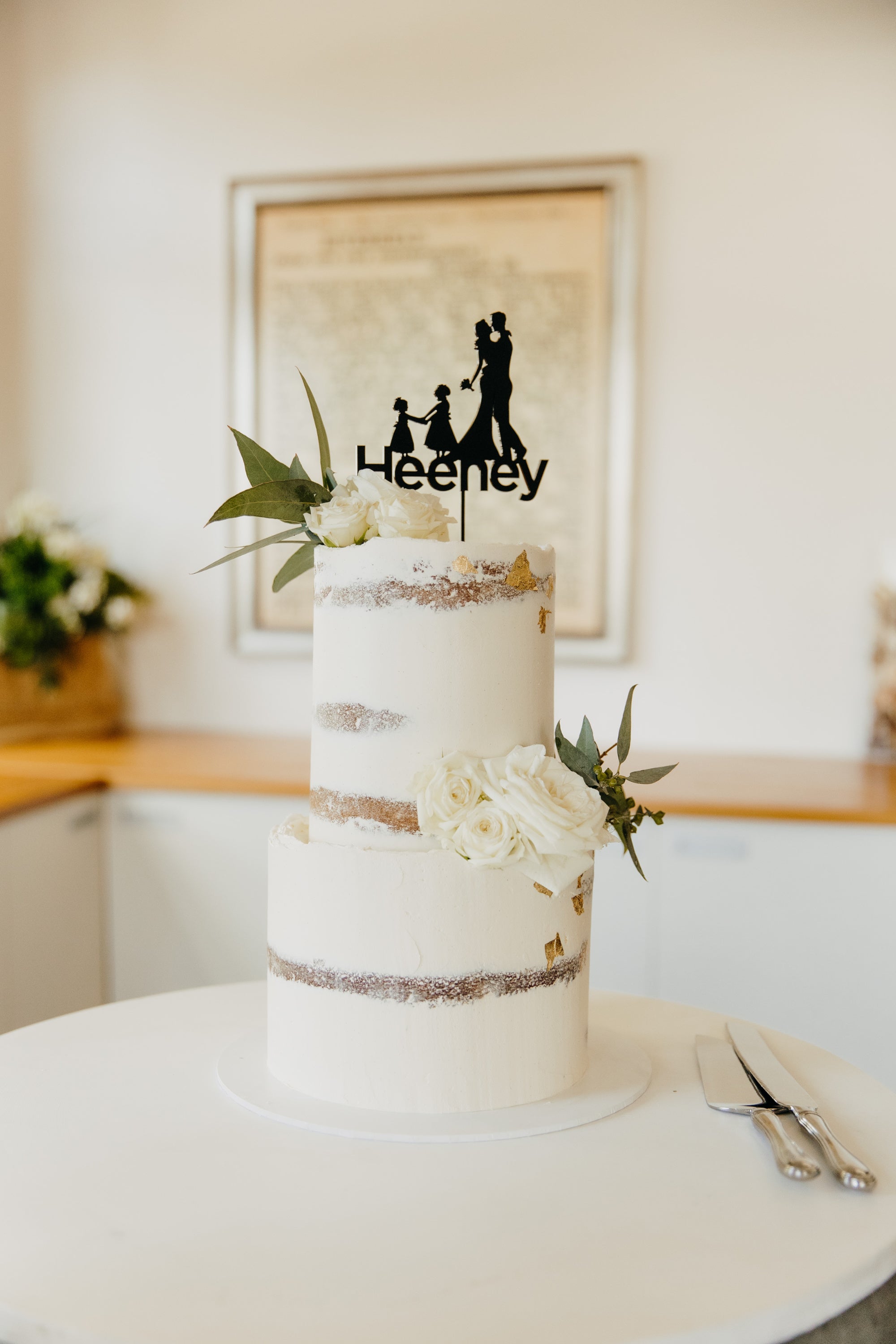 Sarah and Mike Wedding Cake | Just Jess Cakery | The Paper Gazelle