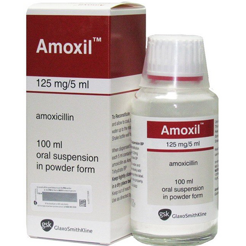 Amoxil 125mg/5ml Suspension 100ml – Precious Pharmacy