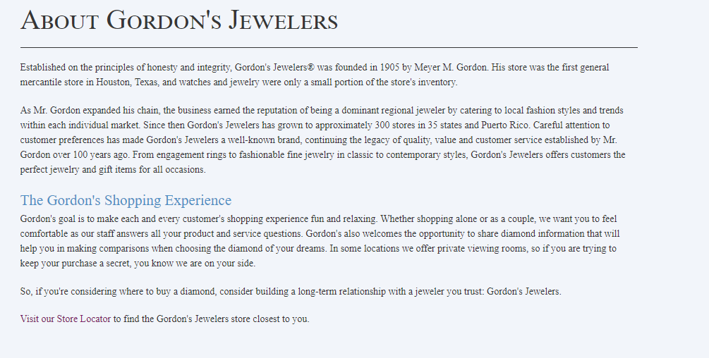 Gordon's Jewelers