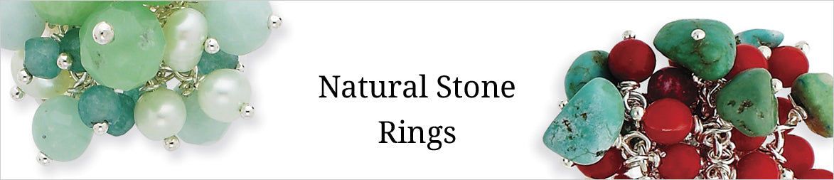 Natural Stone Rings