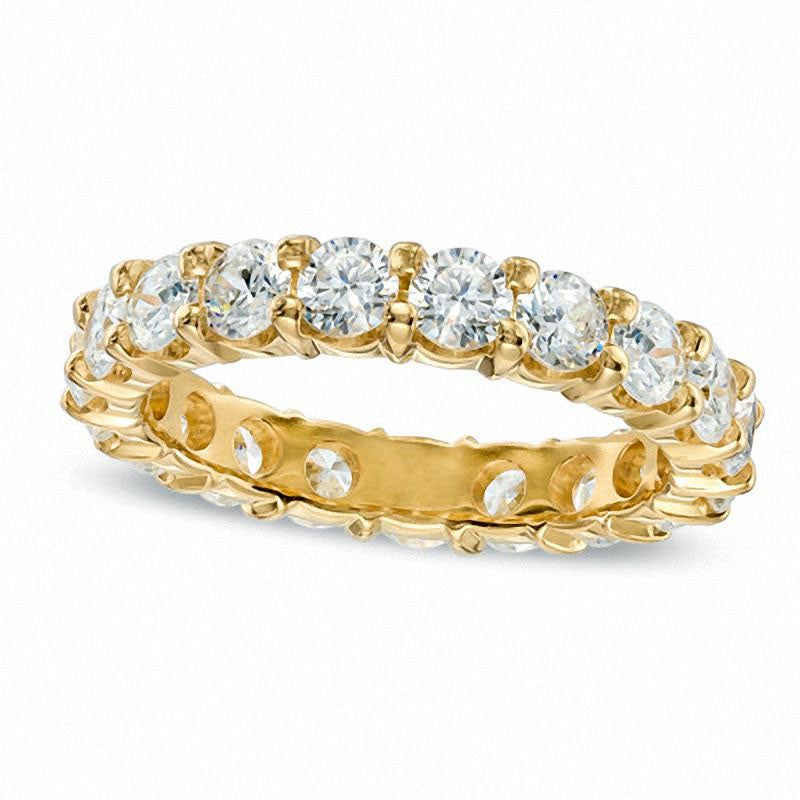 3.0 CT. T.W. Natural Diamond 3.5mm Eternity Band in Solid 14K Gold