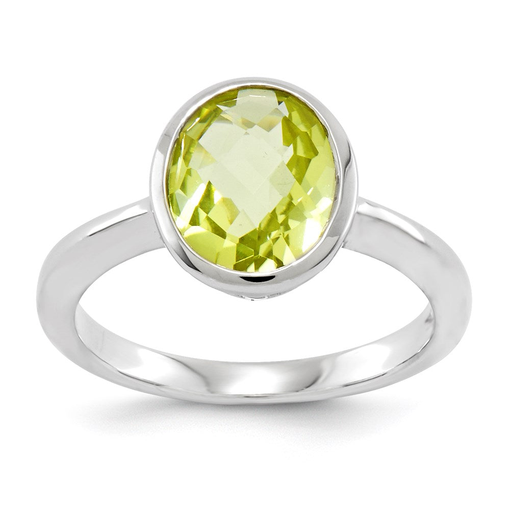 Sterling Silver Lemon Quartz Ring