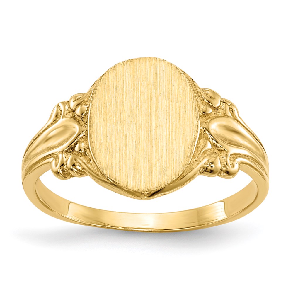 10K Yellow Gold Signet Ring