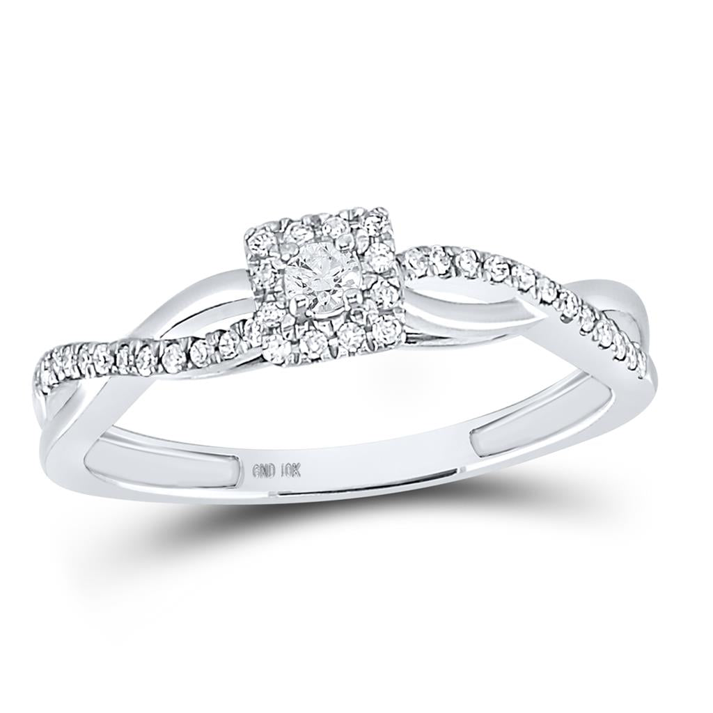 1/5CTW-Diamond GIFT  PROMISE RING