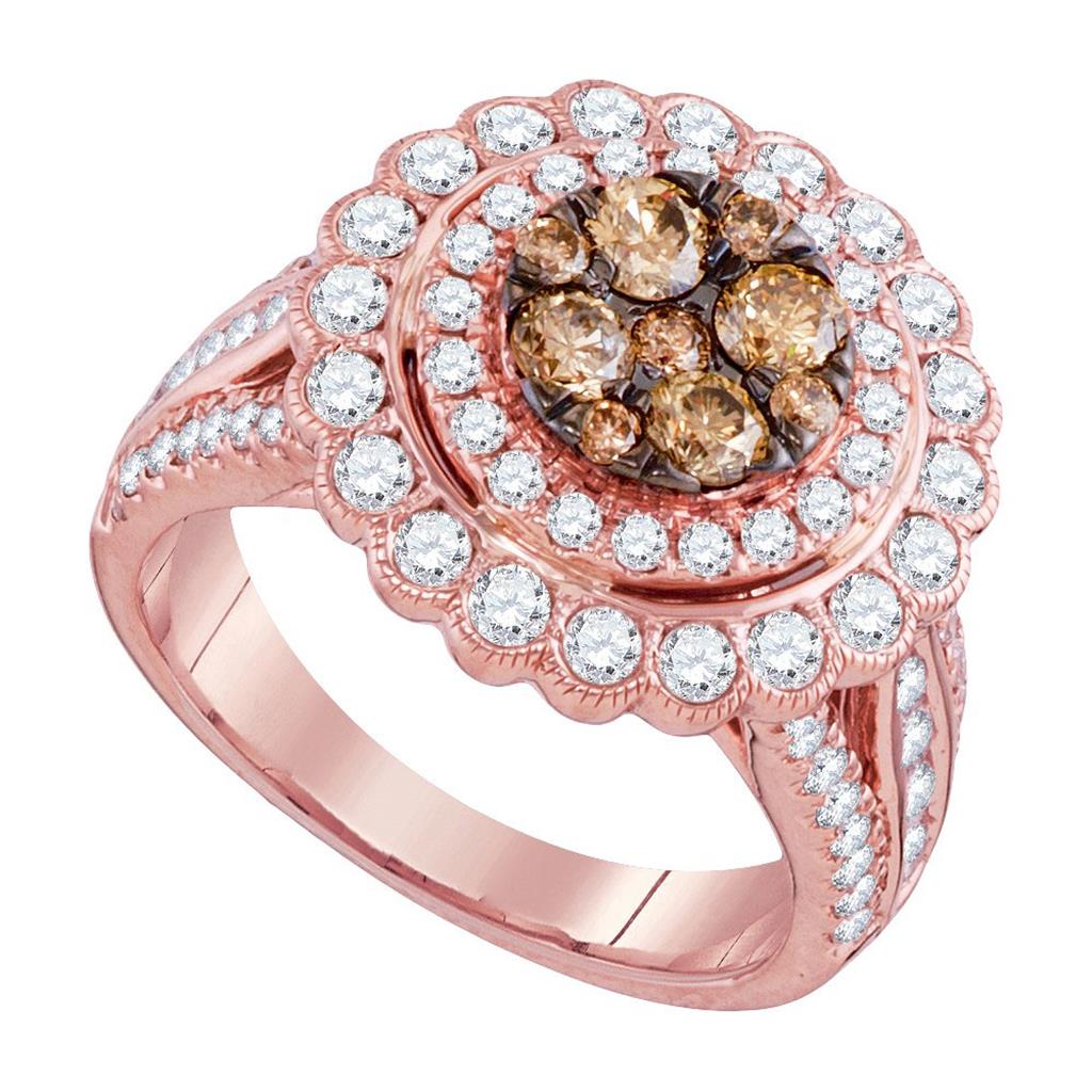 2 CTW-Diamond BROWN LARRISA RING""""