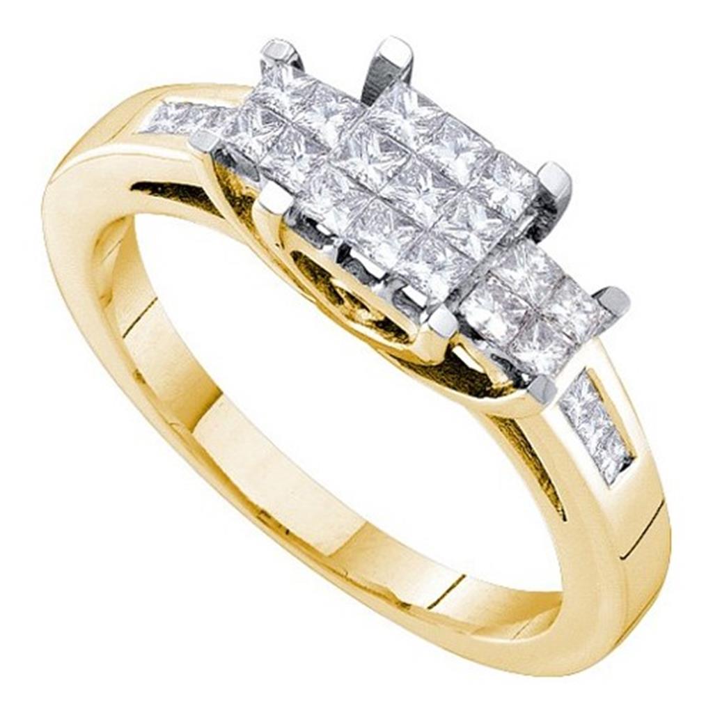 1/2CT-Diamond INVISIBLE RING