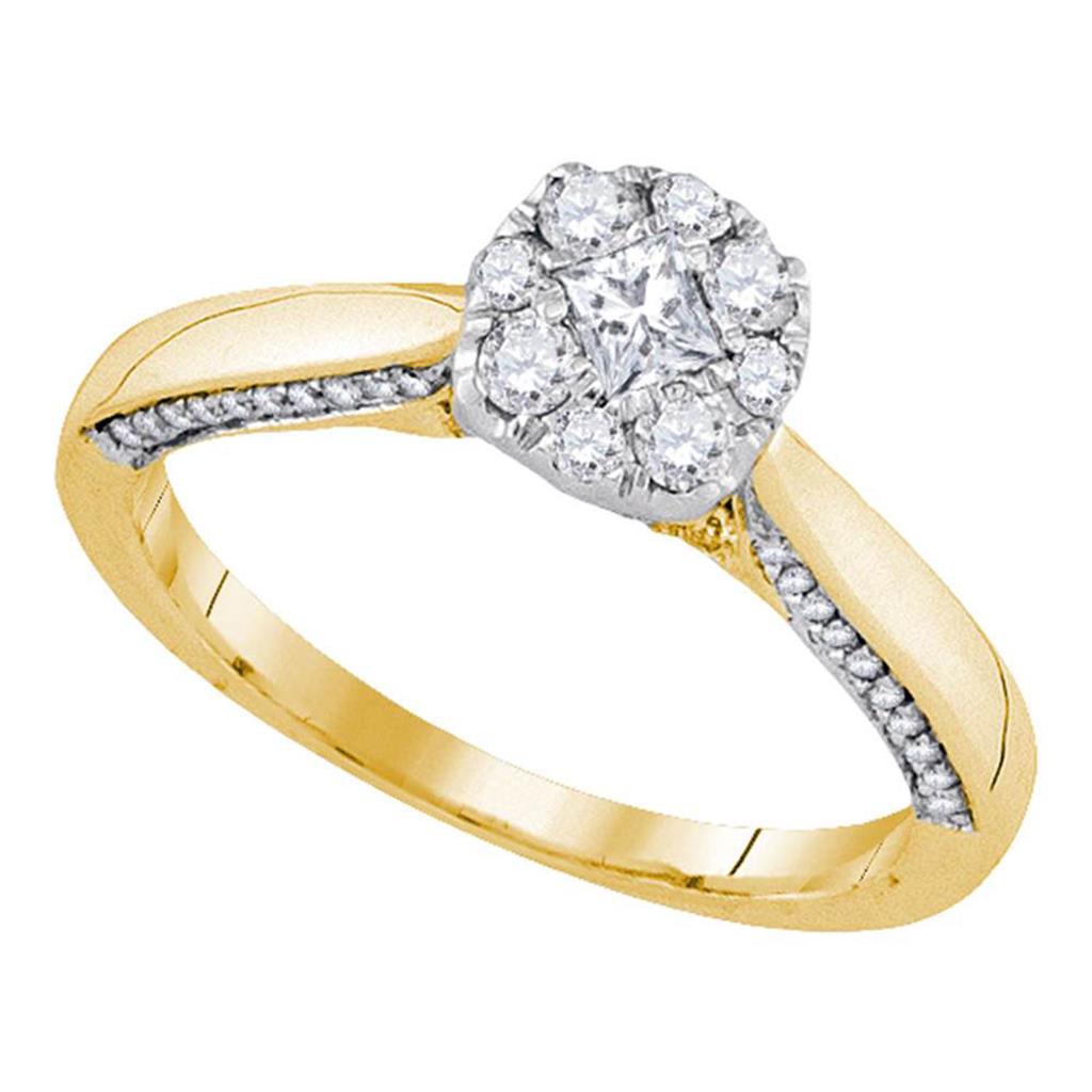 1/2CTW-Diamond MONACO RING