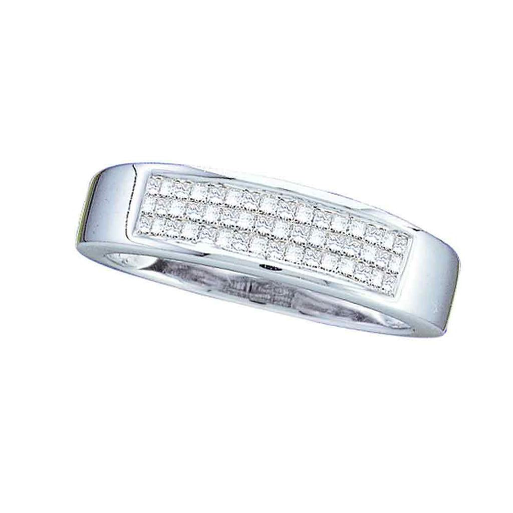 1/2CT-Diamond INVISIBLE MENS BAND