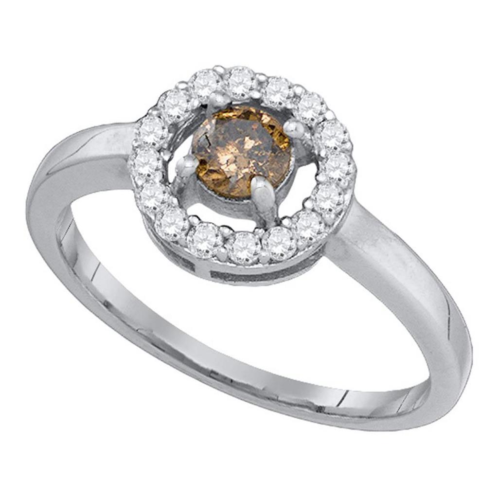 1/2CT-Diamond FASHION BROWN RING