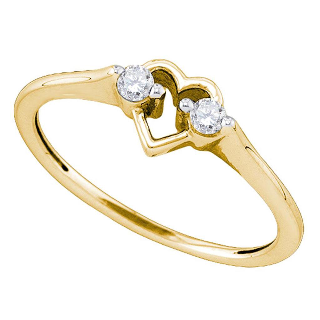 1/8CT-Diamond HEART RING