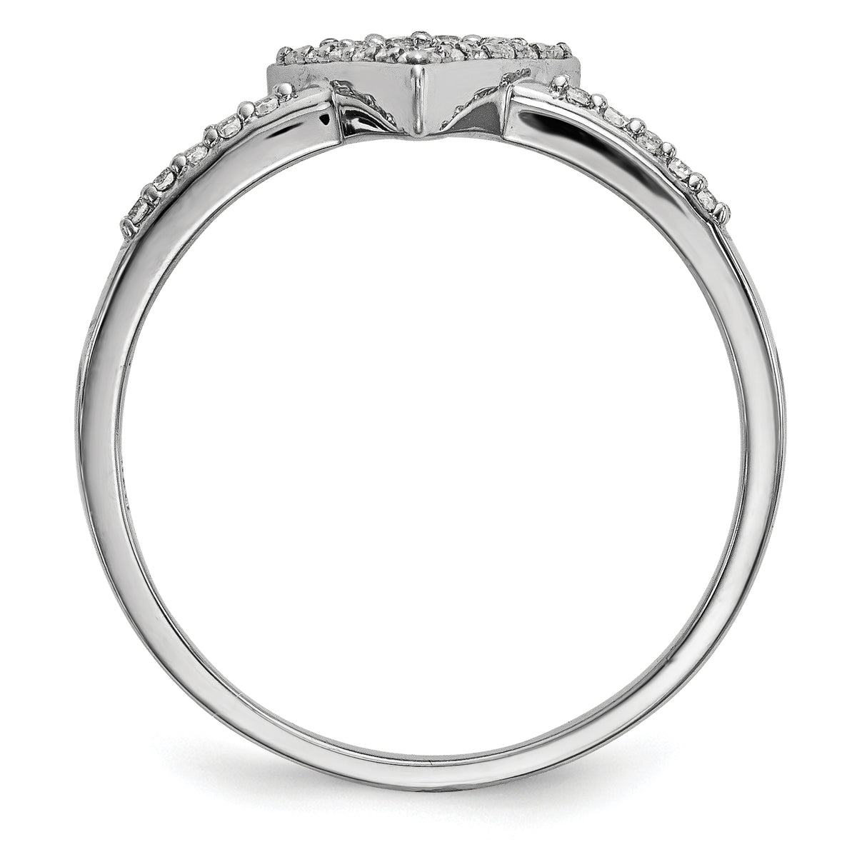 14kw Diamond Triangle Ring – Goldia.com