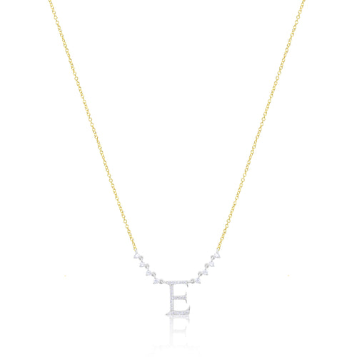 10kt Yellow Gold Womens Round Diamond Initial B Letter Pendant 1/12 Ct –  Gold N Diamonds