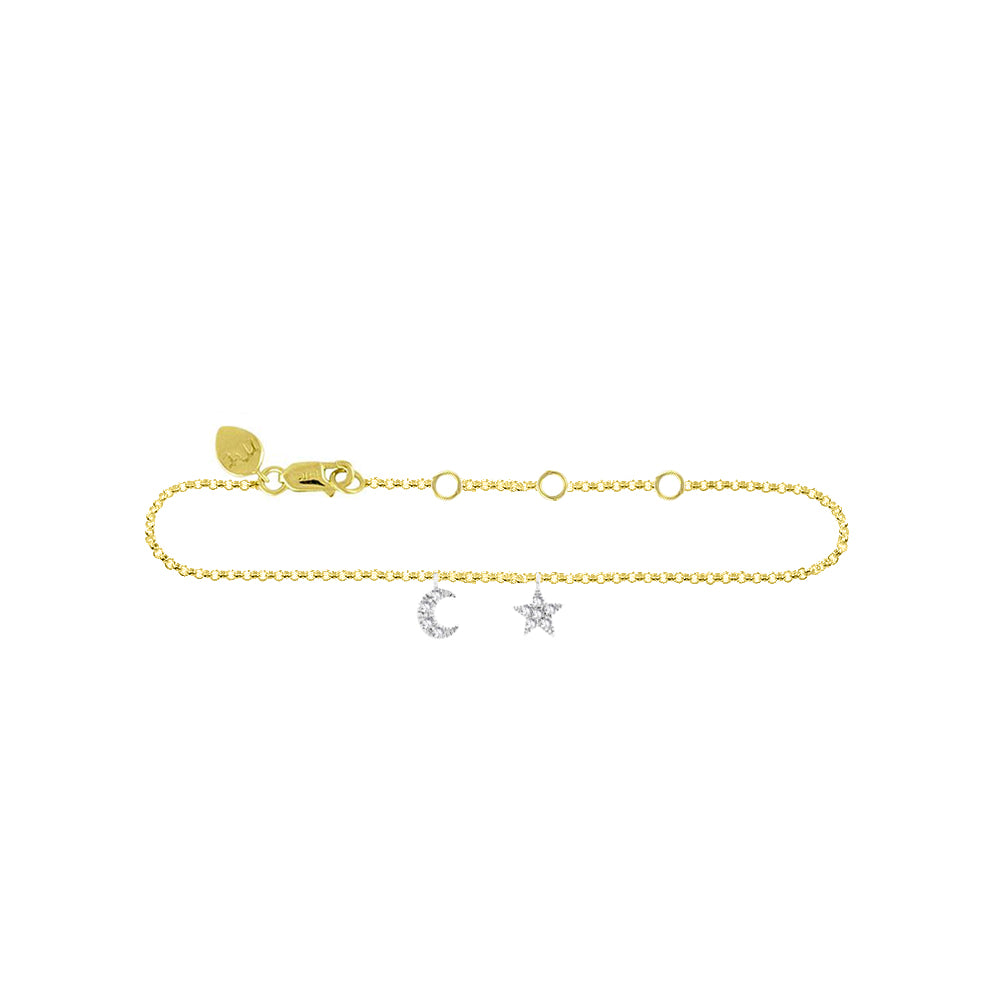 14k gold anklet