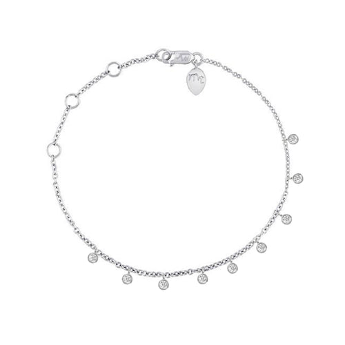 White Gold Diamond Butterfly Bracelet – Meira T Boutique